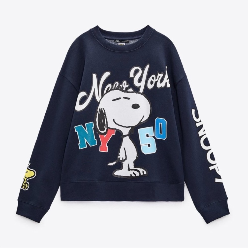 Peanuts Navy Blue Snoopy Sweatshirt